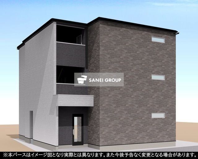 建物外観　完成パース