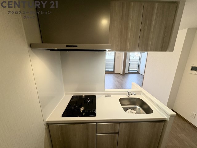 キッチン　収納たっぷりのキッチンです