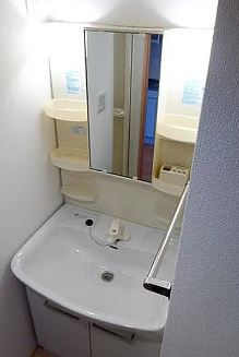 洗面設備　別タイプ部屋　参考写真です