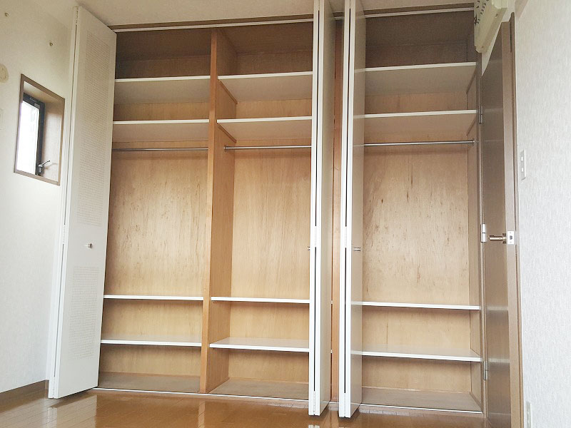 収納　各お部屋に収納があるので収納豊富！
