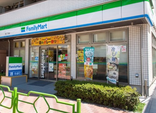 コンビニ　ファミリーマート 佃二丁目店（コンビニ）まで90m