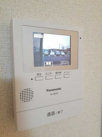 セキュリティ　モニター付きインターホンです