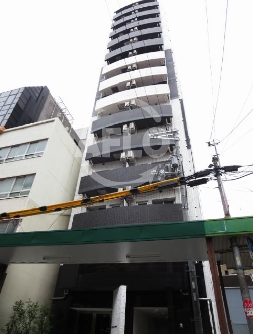 建物外観　ステージグランデ堺筋本町　スタイリッシュな外観