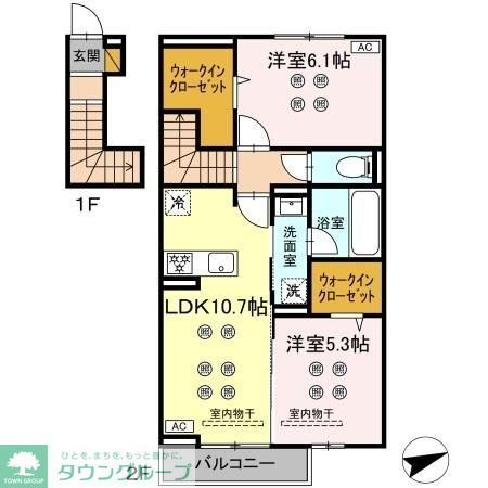 ラフィーユIIの間取り写真