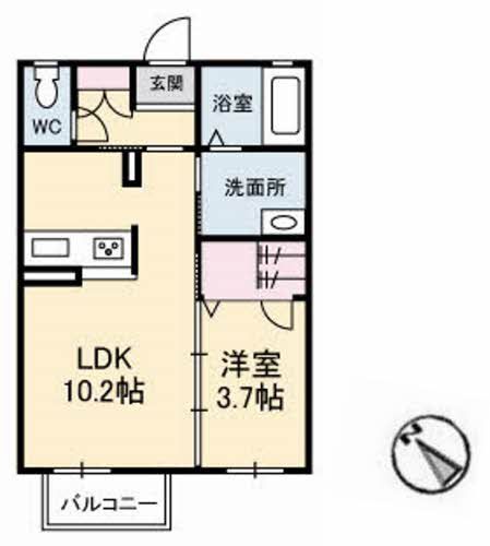 Sunnycourt Mの間取り写真