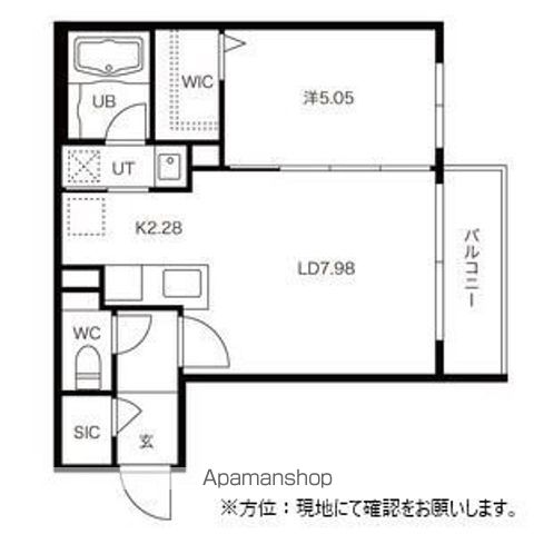地下鉄東豊線 東区役所前駅 徒歩8分 4階建 築9年の間取り写真