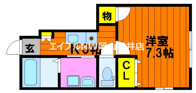 パシフィコ C棟の間取り写真