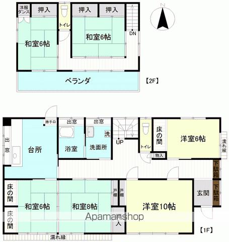 中岡五番館の間取り写真