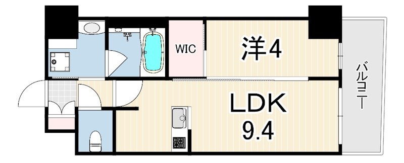 S-RESIDENCE神戸みなと元町ALOの間取り写真