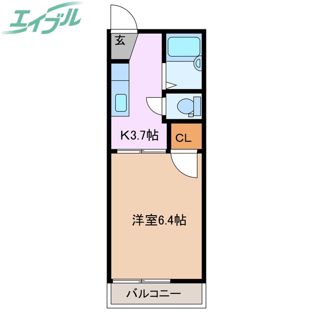 コーポ平成の間取り写真