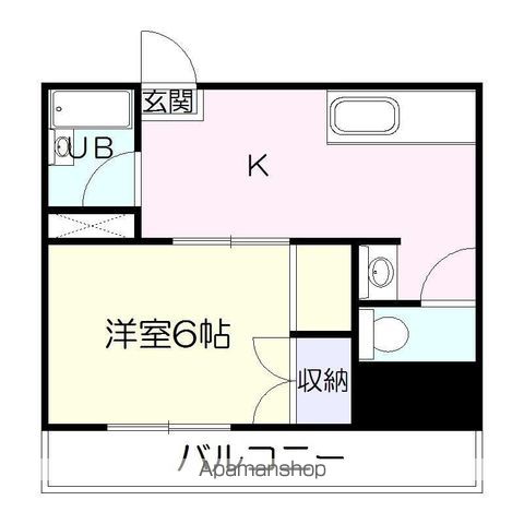 シャルルコーポ紫原の間取り写真