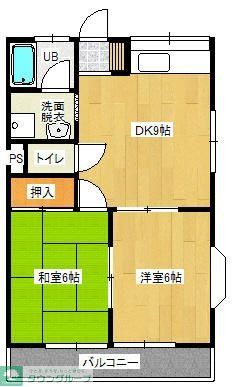 駒崎ハイツの間取り写真