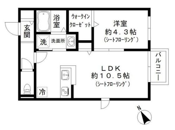グランボワ二子玉川の間取り写真