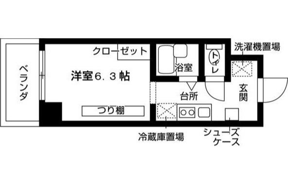 地下鉄桜通線 吹上駅 徒歩5分 7階建 築30年の間取り写真