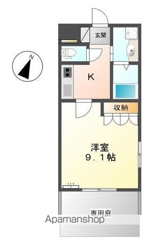 名鉄名古屋本線 妙興寺駅 徒歩18分 2階建 築19年の間取り写真