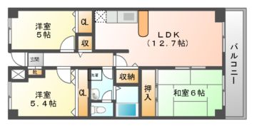 プレスティージ黄檗の間取り写真