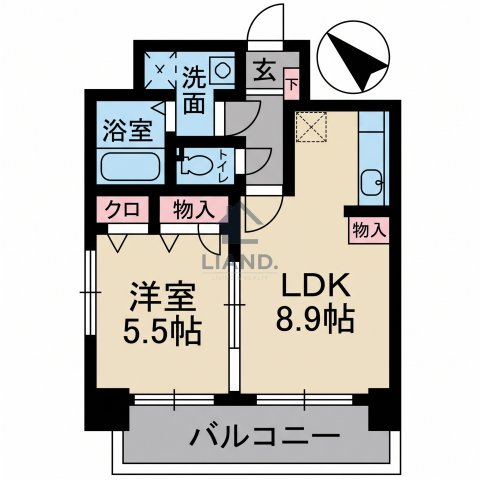 コンフォール博多駅南の間取り写真