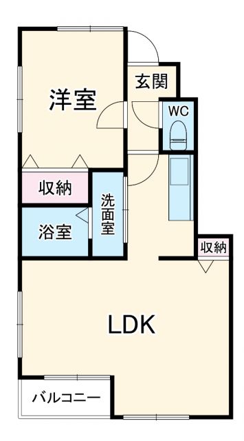 アンプルール リーブル ゴールドクレストの間取り写真