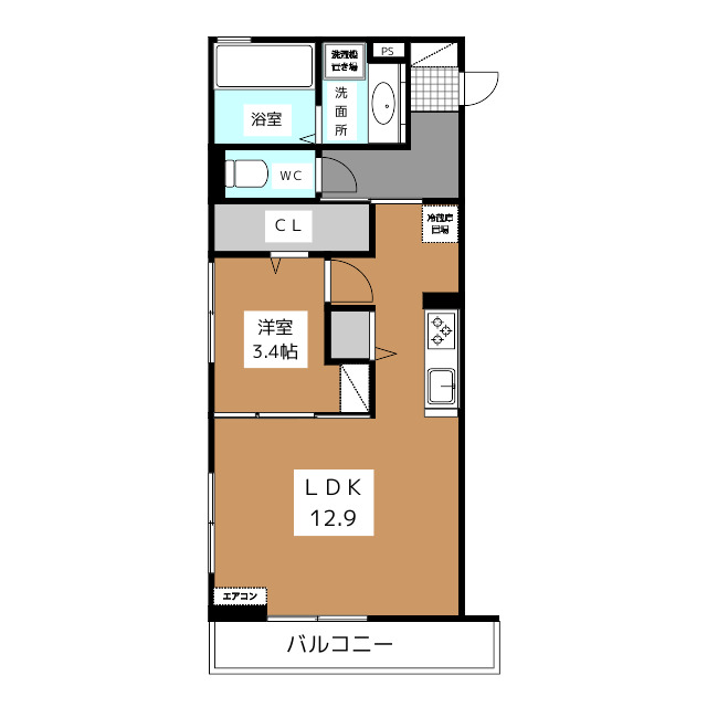 コラージュななせの間取り写真