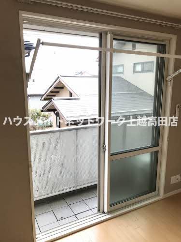 眺望　室内物干し