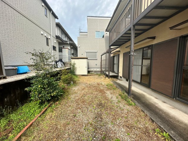 庭　お庭の付いた物件です