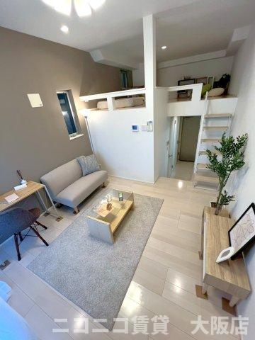 居室・リビング　CG画像です。家具家電付きではありません