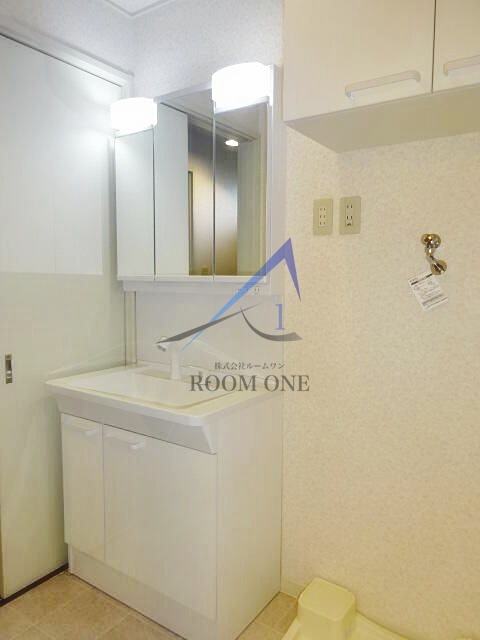 洗面設備　洗面台です。