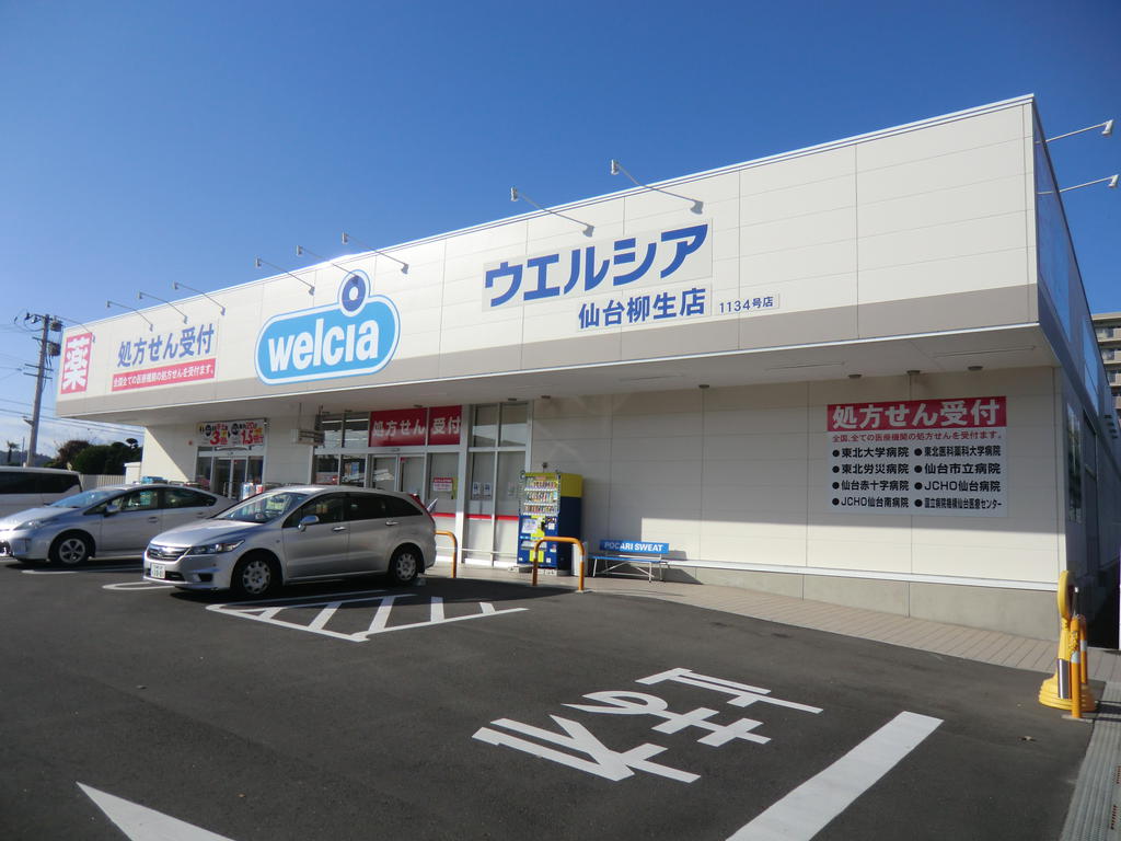 ドラックストア　ウエルシア仙台柳生店（ドラッグストア）まで300m