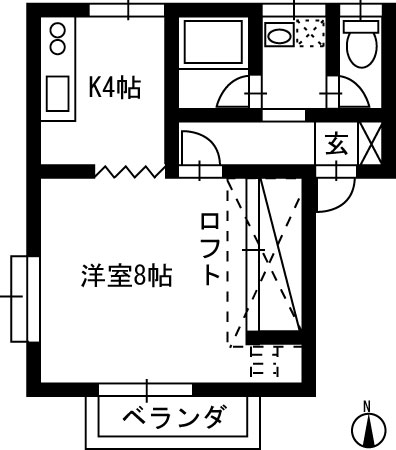 日吉パレスの間取り