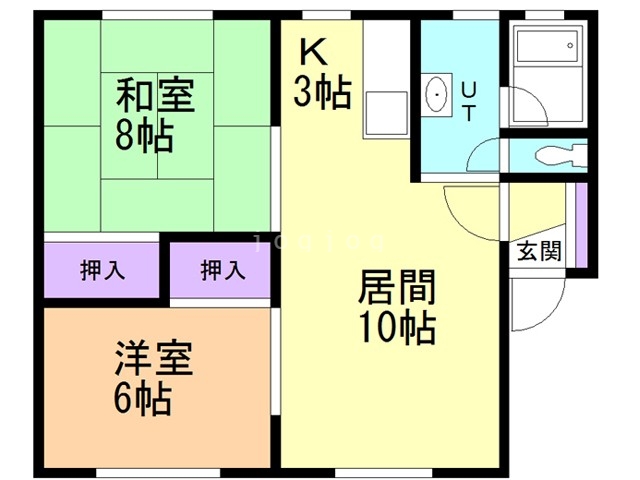 メープル山の手の間取り