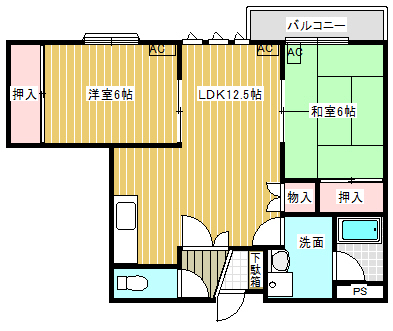 ラフォーレ高尾台の間取り