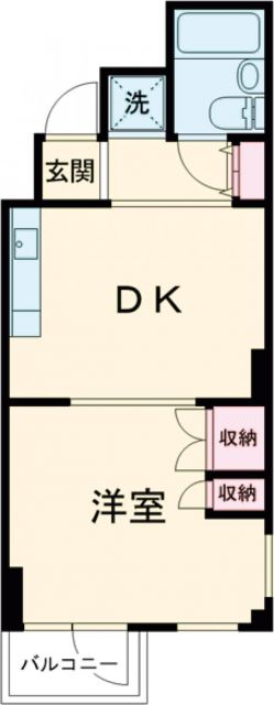 宇都宮市一条のマンションの間取り