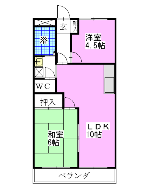 シティソレイユの間取り