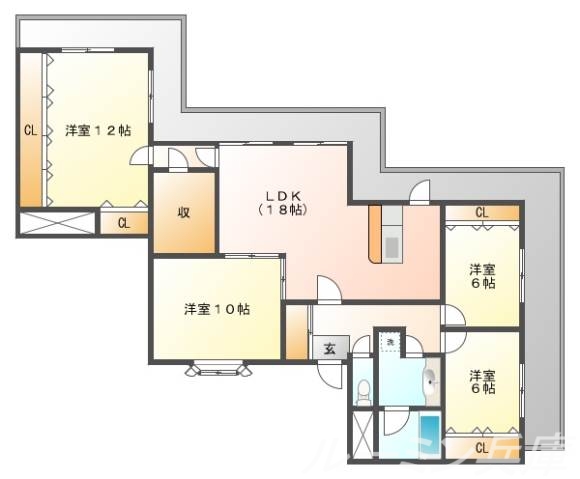 プロスパービラの間取り