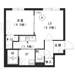 札幌市豊平区美園九条のマンションの間取り