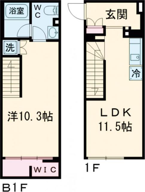 ＦＬＵＦＦＹ自由が丘の間取り