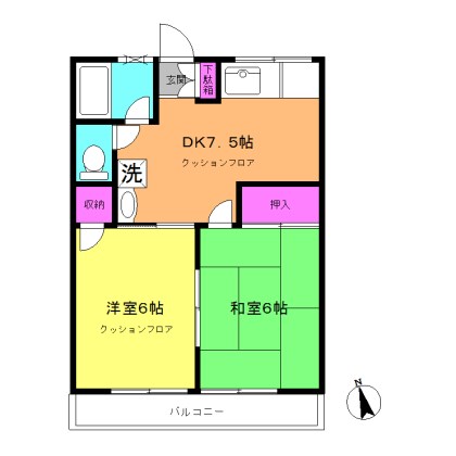 ラフィレスDの間取り