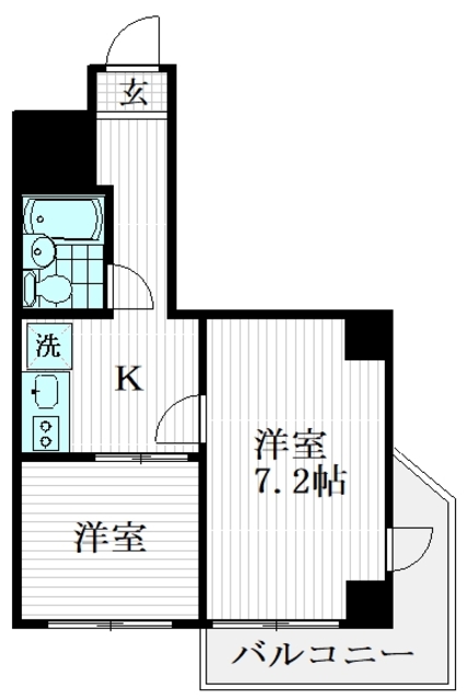 セントヒルズ代々木の間取り