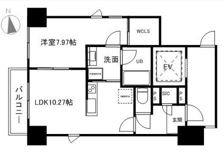 グラン・ドミール小田原山本丁の間取り