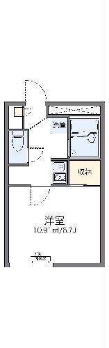 レオパレス南１０条の間取り