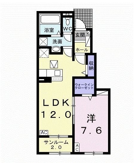 センシア七条　南の間取り