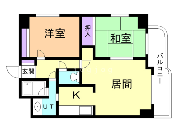 【トラストコート３４の間取り】