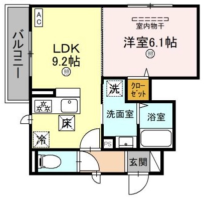 コリーナヴィルトゥの間取り