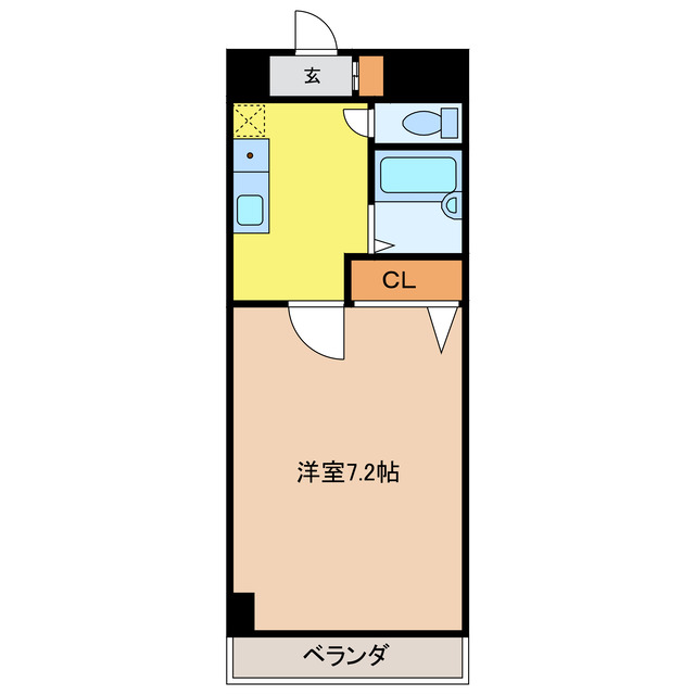 ソレイユ東海通の間取り