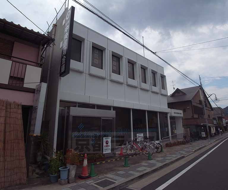 【京都市右京区嵯峨釈迦堂門前裏柳町のマンションの銀行】