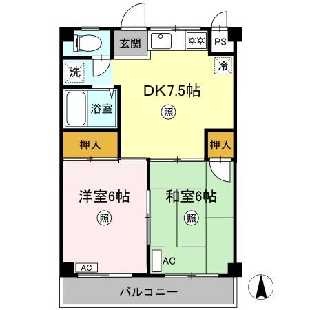 えきまえマンションの間取り