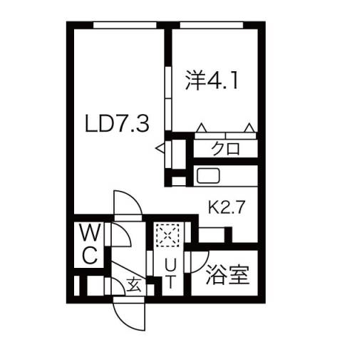 Alegria北円山（アレグリア）の間取り