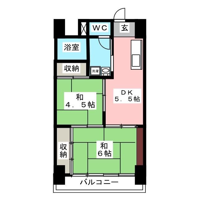 ハイタウンみずほ　IIの間取り