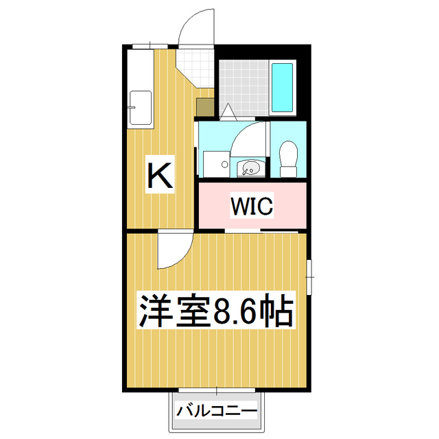 ディアス　ファーストＡの間取り