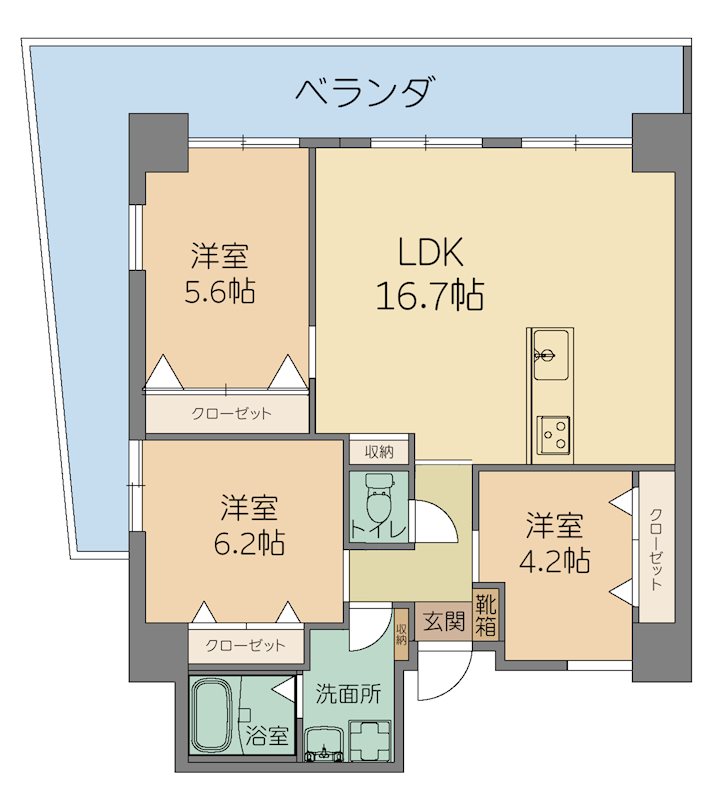 URUMAテラスの間取り